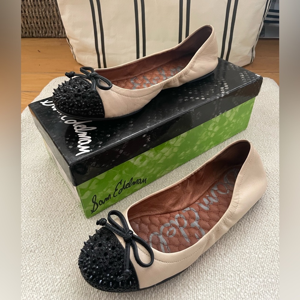 7W Sam Edelman Beatrix Flat (IVORY)